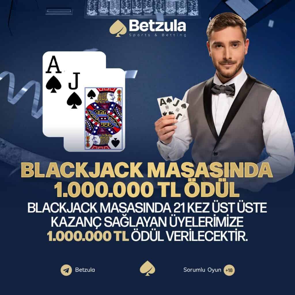 blackjack 1.000.000 ödül